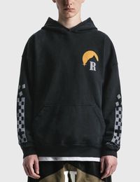 Black Hoodie Apparel Men's Vintage R Printed Sweatshirts Rapper Hip Hop Hoodies High Street Male Pullover Sweater Tops