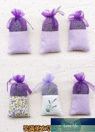 Gift Wrap 50pcs Lavender Sachet Bag Empty Mesh Stitching Transparent Linen Beam Pocket Small Floral Dried Flower Filling Sachet1 Factory price expert design