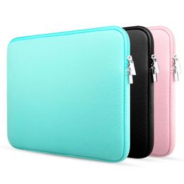 Laptop Case Bag 12/13/14/15 / 15,6 polegadas Universal Soft Sleeve Protetora Notebook Zipper Organizador