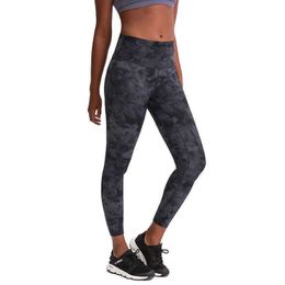 l 32 Yoga Leggings Gym Clothes Women Print Tie Dye Running Fitness Sports Pants High Waist Casual Workout Tights Capris Leggins Trousest7um