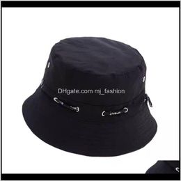 Stingy Caps Hats, Scarves & Gloves Aessoriescap Travel Fisherman Leisure Bucket Hats Solid Colour Fashion Men Women Flat Top Wide Brim For Out