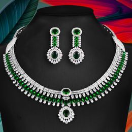 Earrings & Necklace GODKI Red Carpet Jewelry Sets Wedding Set Making For Women Statement Accessories