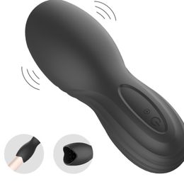 10 Modes Male Masturbator Quiet Design Vibrating Glans Stimulate Penis Vibrator High Quality Adult Sex Toy For Man And Gay Waterphoof Dick Massager