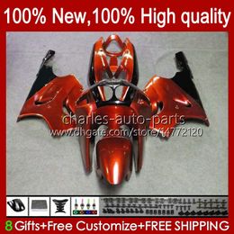 OEM Body For KAWASAKI NINJA ZX7R ZX750 1996 1997 1998 1999 2000 2001 2002 2003 Bodyworks 28HC.104 ZX 7 R ZX 750 glossy orange ZX 7R ZX-750 ZX-7R 96 97 98 99 00 01 02 03 Fairing