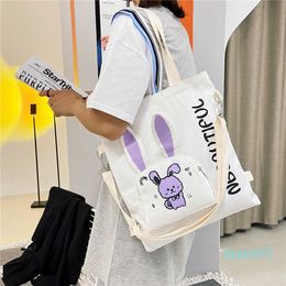 Handbags s Small fresh single shoulder canvas female 2021 fashion student messenger large capacity Travel Backpack