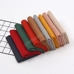 Fashion Women Plain Candy Colour Cashmere Shawl Scarf Lady High Quality Wrap Pashmina Stole Bufandas Muslim Hijab Sjaal 180*90Cm