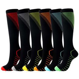 Compression socks(3/6Pairs) for Women & Men 15-20 mmHg Stockings is Graduated Athletic,Running,Flight,Travel,Nurses 211204