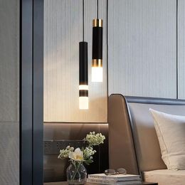 Pendant Lamps Modern LED Light Nordic Minimalist Hanging Lighting Fixture Living Bedroom Restaurant Kitchen Indoor Suspension