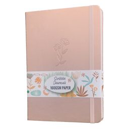 ROSE GOLD Cover Dotted Notebook Dot Grid Journal INS BUJO, 160GSM Bamboo Thick Paper With Numbered Page * BUKE 210611