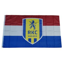 Flag of Netherlands Football Club RKC Waalwijk 3*5ft (90cm*150cm) Polyester flags Banner decoration flying home & garden Festive gifts