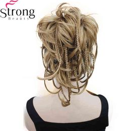 12 inch ponytail Australia - StrongBeauty 12 Inch Adjustable Messy Style Ponytail Hair Extension Synthetic Hair-Piece with Jaw Claw COLOUR CHOICES 220208