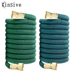 16FT-150FT Expandable Garden Watering Hose 1/2 High Pressure Car Washer s Flexible Magic Pipe Irrigation Tools 210626