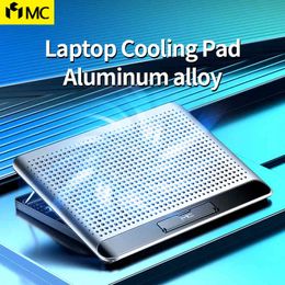 MC Q5 Portable Cooling Pad Aluminum Alloy Suitable 12-18 Inch Gaming Wind Speed Adjustable Laptop Stand