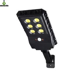90COB Solar Lamp Motion Sensor IP65 Waterproof for Wall Fence Garden Remote Control 3 Lighting modes