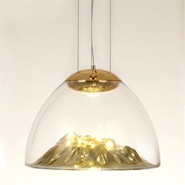 Pendant Lamps Modern Glass Lava Irregular LED Light Suspension Home Living Room Dining Decor Lighting Fixture PA0197