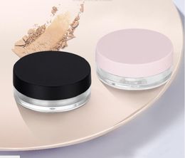 10g Plastic Empty Powder Packing Boxes Case Face Makeup Jar Travel Kit Blusher Cosmetic Containers with Sifter puff and Lids