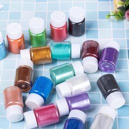wholesale pigments cosmetics UK - Nail Glitter 1pcs Pearl Powder Mica Pigments For Diy Bath Bomb Soap Making Cosmetic Candle Party Eye Shadow Resin Crafts E7j2