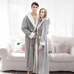 Towel Coral Fleece Bathing Kimono Lovers Bath Robe Female Dressing Gown Male Nightclothes Homewear