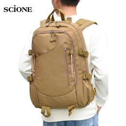 40L Camping Men Bag Military Tactical Backpack Camouflage Large Army Bags Rucksack Hiking Climbing Trekking Outdoor Bag XA776WA Q0721