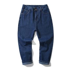 Simple Men's Classic Business Jeans Casual Loose Harlan Pants Big Size Clothing For 140kg Fat Men Pantalons De Grande Taille Pour Hommes