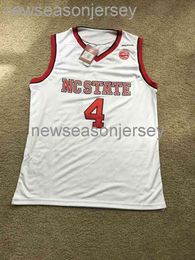 Stitched Throwback Dennis Smith Jr NC State Wolfpack NCAA Vest Customise any number name XS-5XL 6XL basketball jersey
