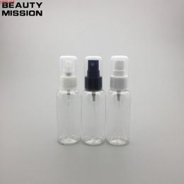 BEAUTY MISSION 48 pcs 50ml Empty clear Spray Bottle Perfume Container Refillable Cosmetic Atomizer For Tarvel Giftgood high qualtity