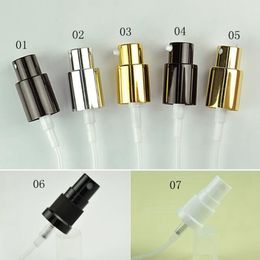 bottle caps silver black Aluminium lid mist spray pump head cover 18mm glass bottled neck applicable perfume bottles sprayer