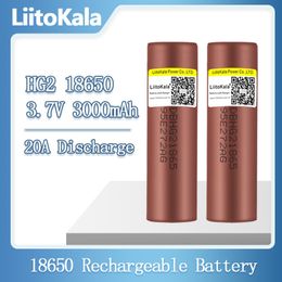 LiitoKala New Original 3.7v 18650 battery HG2 3000mAh Lithium Rechargeable Batteries Continuous Discharge 30A For Drone Power Tools