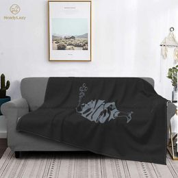 Blankets Hippie Blanket Fleece Chair Super Soft Fashion Novelty Bedspread