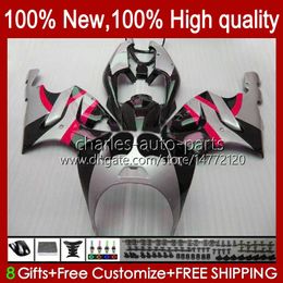 Bodywork Body For KAWASAKI NINJA ZX-750 ZX7R ZX750 ZX 7 R ZX 750 28HC.141 red silvery new ZX 7R 1996 1997 1998 1999 2000 2001 2002 2003 ZX-7R 96 97 98 99 00 01 02 03 OEM Fairing