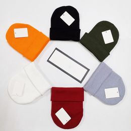 New Fashion Brand Beanie Men Women Winter And Autumn Warm High Quality Breathable Fitted Bucket Hat Elastic With Logo Knitted Caps M08294