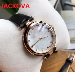 Famous Classic Retro Watches 32mm 27mm Luxury Fashion Women Steel Band Quartz Movement Clock Genuine Leather Strap Lovers Wristwatch