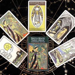 Smith Waite Centennial Deck Tarot Cards for Beginners Card Game Divination light see's Oracles Original FULL SIZE Classic