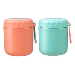 Large Capacity 430ML Thermos Lunch Box Portable Stainless Steel Food Soup Containers Vacuum Flasks Thermocup 210709