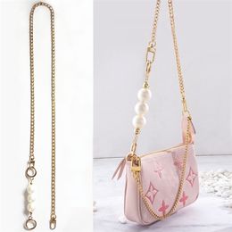 Bag Chain Strap Extender Mahjong for Handbag Pearl Extension s Belt 210901