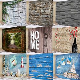 3D Stone Wall Hanging Decorative Tapestry 3D Painting Clothe Craft Background Decor Rectangular Tapestry Mat 210609