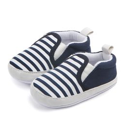 Baby Boy Shoes Infant Soft First Walkers Toddler Kids stripe Spring Autumn Cotton Prewalkers