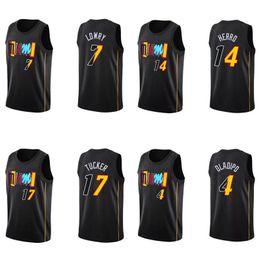 Basketball jersey Wade 3 Tyler Herro 14 Jimmy Butler 22 Adebayo 13 Haslem 40 Robinson 55 MiamiCity 75TH Diamond jerseys Men Youth S-XXL in stock