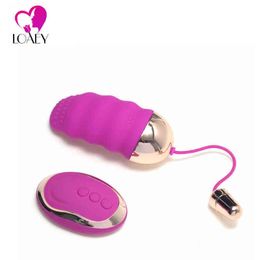 Nxy Eggs Loaey Egg Wireless Vibration Remote Control Female Sex Toy for Vaginal Exercise Intelligent Love Ball Jumping Purple 1224