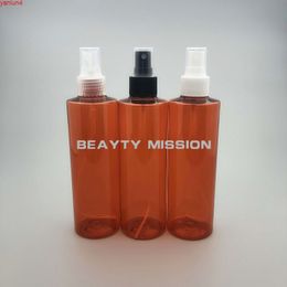 BEAUTY MISSION 250ml 24 pcs Red PET Plastic Spray Mist Bottle With Black/Transparent/White Atomizer Cosmetic Perfume Containergood high qual