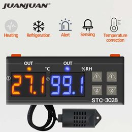 STC-3028 Digital Temperature Humidity Controller Thermostat Thermoregulator Hygrometer Adjustable Cooler Heater 40%off 210719