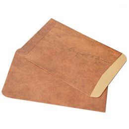 Gift Wrap 100Pcs/Lot Vintage Kraft Paper Stamp Series Envelopes Antique Envelope 16X11cm Wholesale