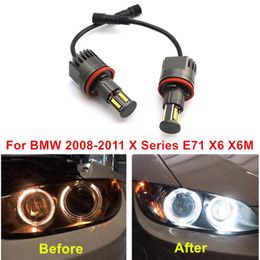 Car Headlights For 2008-2011 X Series E71 X6 X6M High Power Free Error 3200LM 160W Ultra Bright 3-year Warraty IP65 LED Marker