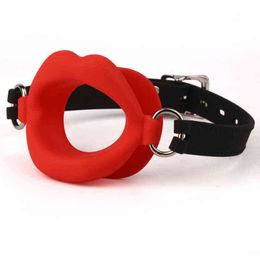 NXY Sex Adult Toy Silicone Open Mouth Gag Slave Bdsm Ring Gags Games Restraints Erotic Toys for Couples Fetish1216