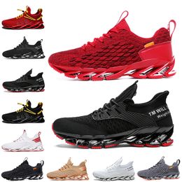 2021 Non-Brand men women running shoes Blade slip on black white all red Grey orange gold Terracotta Warriors trainers outdoor sports sneakers