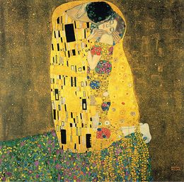 The Kiss Oil Painting On Canvas Home Decor Handcrafts /HD Print Wall Art Picture Customization is acceptable 21051131