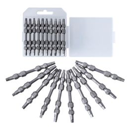 security driver bits Australia - Professional Hand Tool Sets 65mm Double-end Square Screwdriver Bits Set Security Magnetic Electric Screw Driver Bit S2 Alloy Steel Car Repai