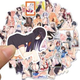 10/30/50PCS Anime Hentai Sexy Pinup Bunny Girl Waifu Decal Stickers Suitcase Laptop Car Truck Waterproof Car Sticker Toys Gift Car