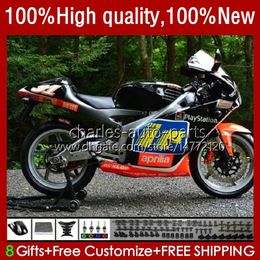 Body Kit For Aprilia RS-250 RSV250 RS RSV 250 RS250 RR R RS250R 95 96 97 24No.64 RSV250R RSV250RR 1995 1996 1997 RSV-250 RS250RR 95-97 Motorcycle Fairing Glossy Black