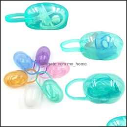 Baby Solid Pacifier Box Soother Container Holder Infant Storage Travel Case Safe Pp Dummy Drop Delivery 2021 Other Feeding Baby Kids Mate